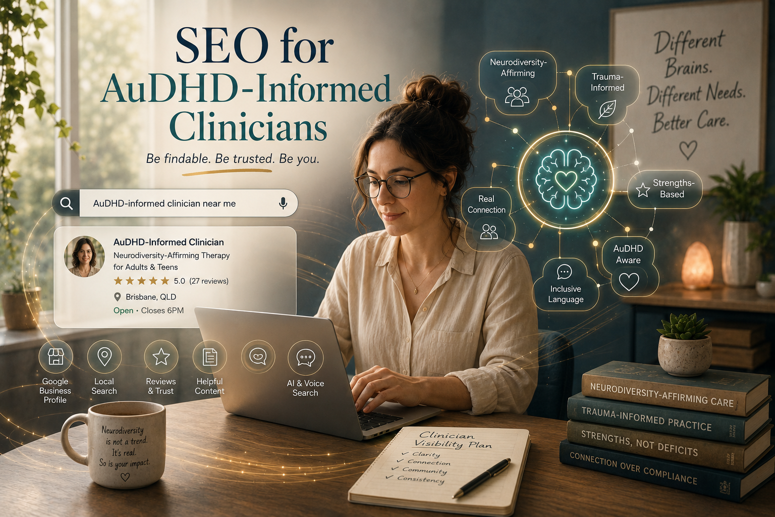 SEO for AuDHD-Informed Clinicians