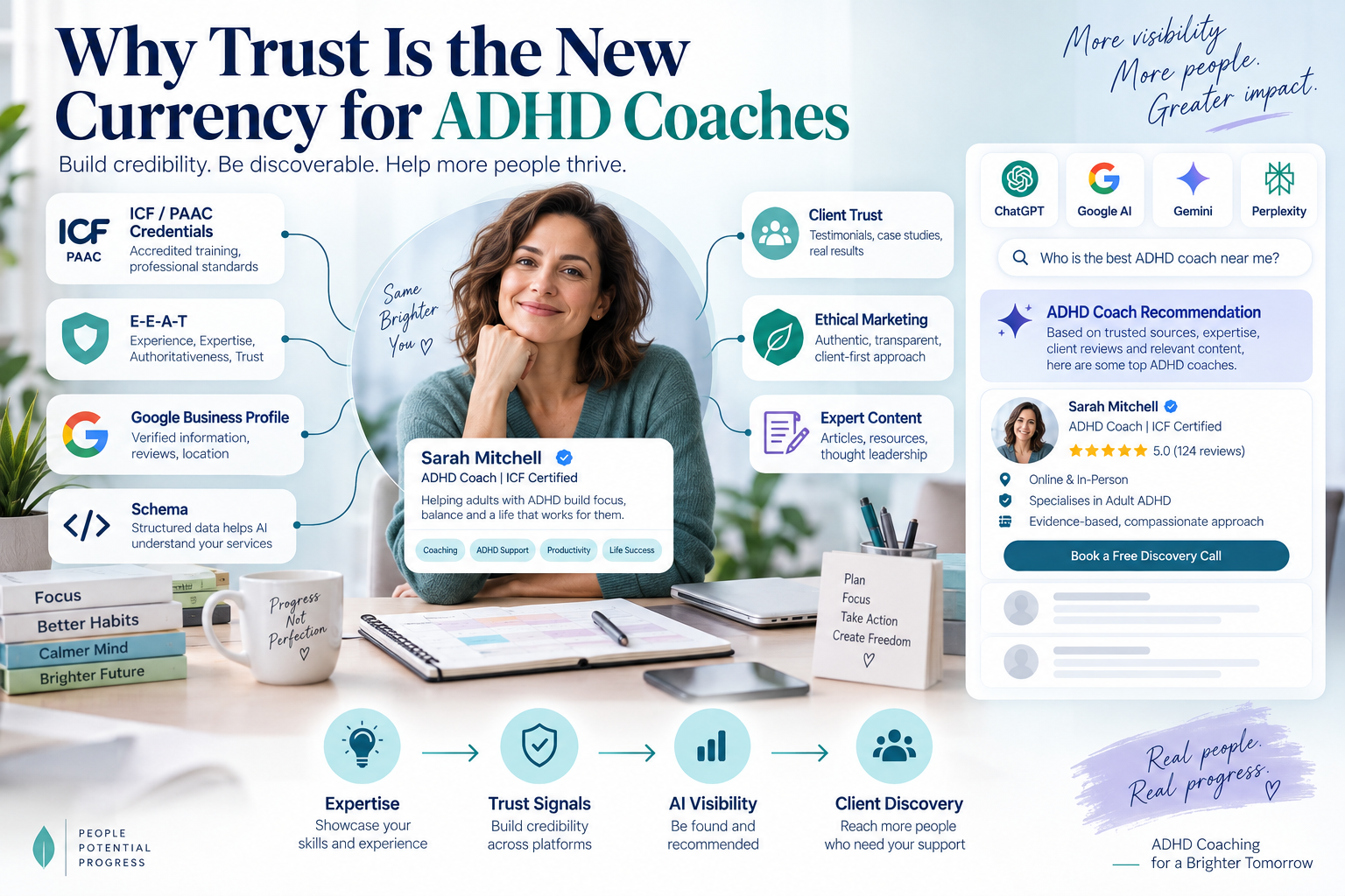 Building Trust Signals That Get ADHD Coaches Recommended